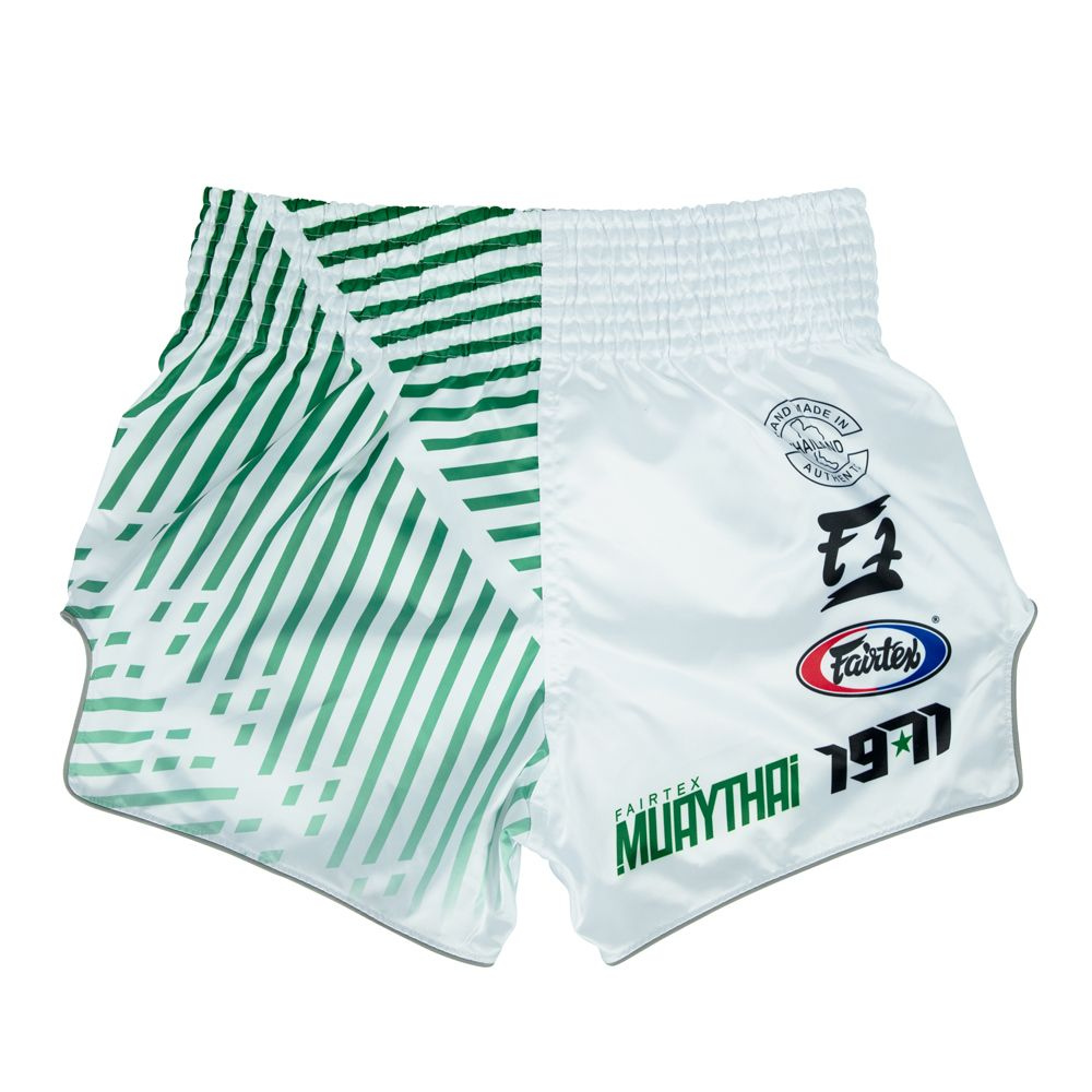 Fairtex BS1923 Muay Thai Shorts Racer White