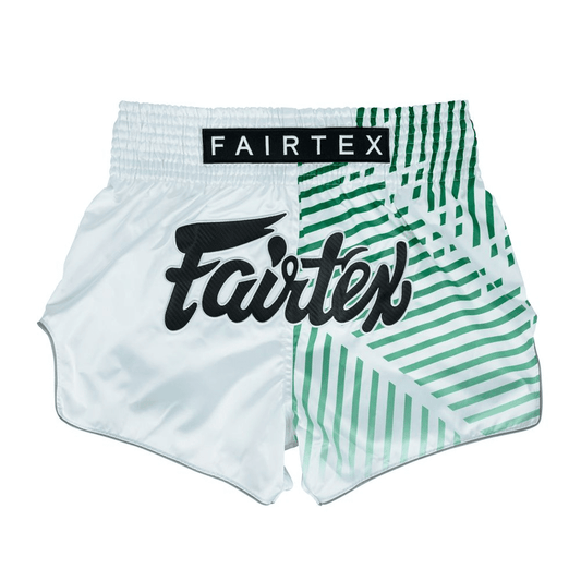 Fairtex BS1923 Muay Thai Shorts Racer White Muay Thai Shorts Fairtex Small 