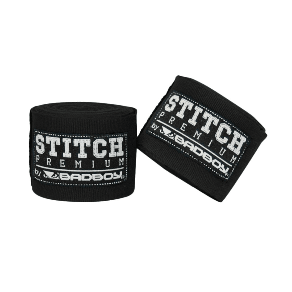 Bad Boy Stitch Premium 5m Hand Wraps Hand Wraps Bad Boy Black 