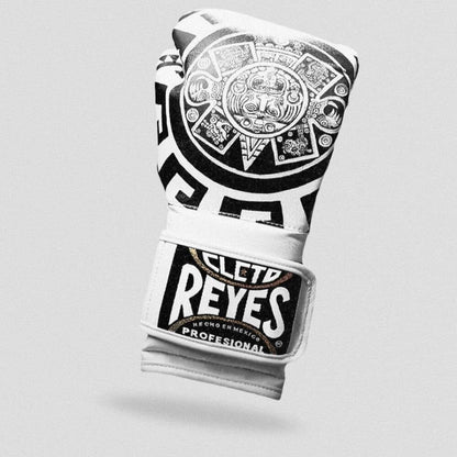 Cleto Reyes Aztec Calendar Boxing Gloves Black/White