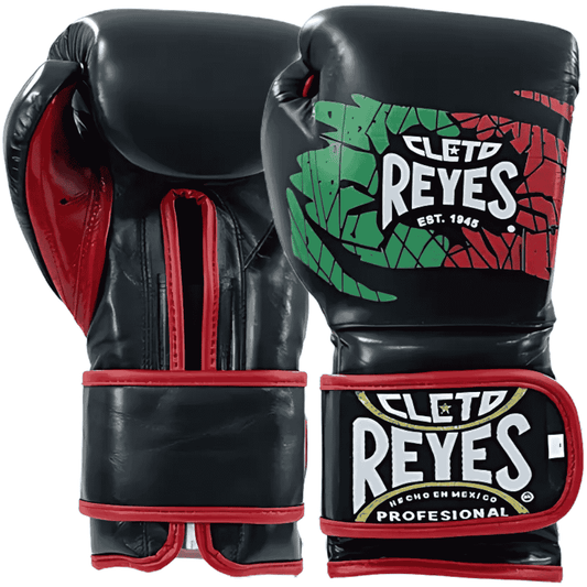 Cleto Reyes Black Mexican Flag Training Boxing Gloves Boxing Gloves Cleto Reyes 12oz 