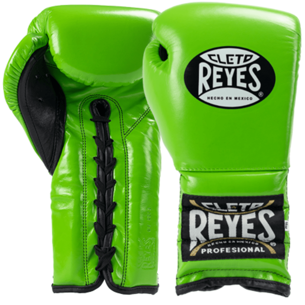 Cleto Reyes Training Boxing Gloves with Laces Boxing Gloves Cleto Reyes Green 12oz 