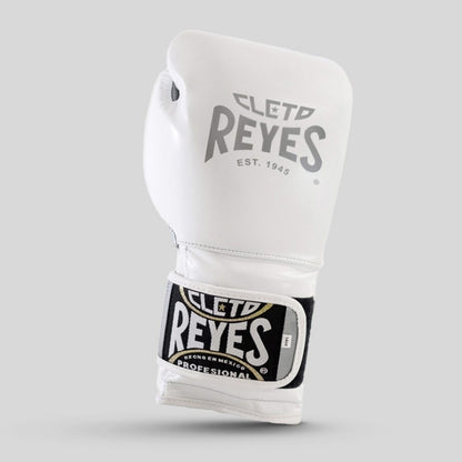 Cleto Reyes Silver Storm Boxing Gloves White/Silver