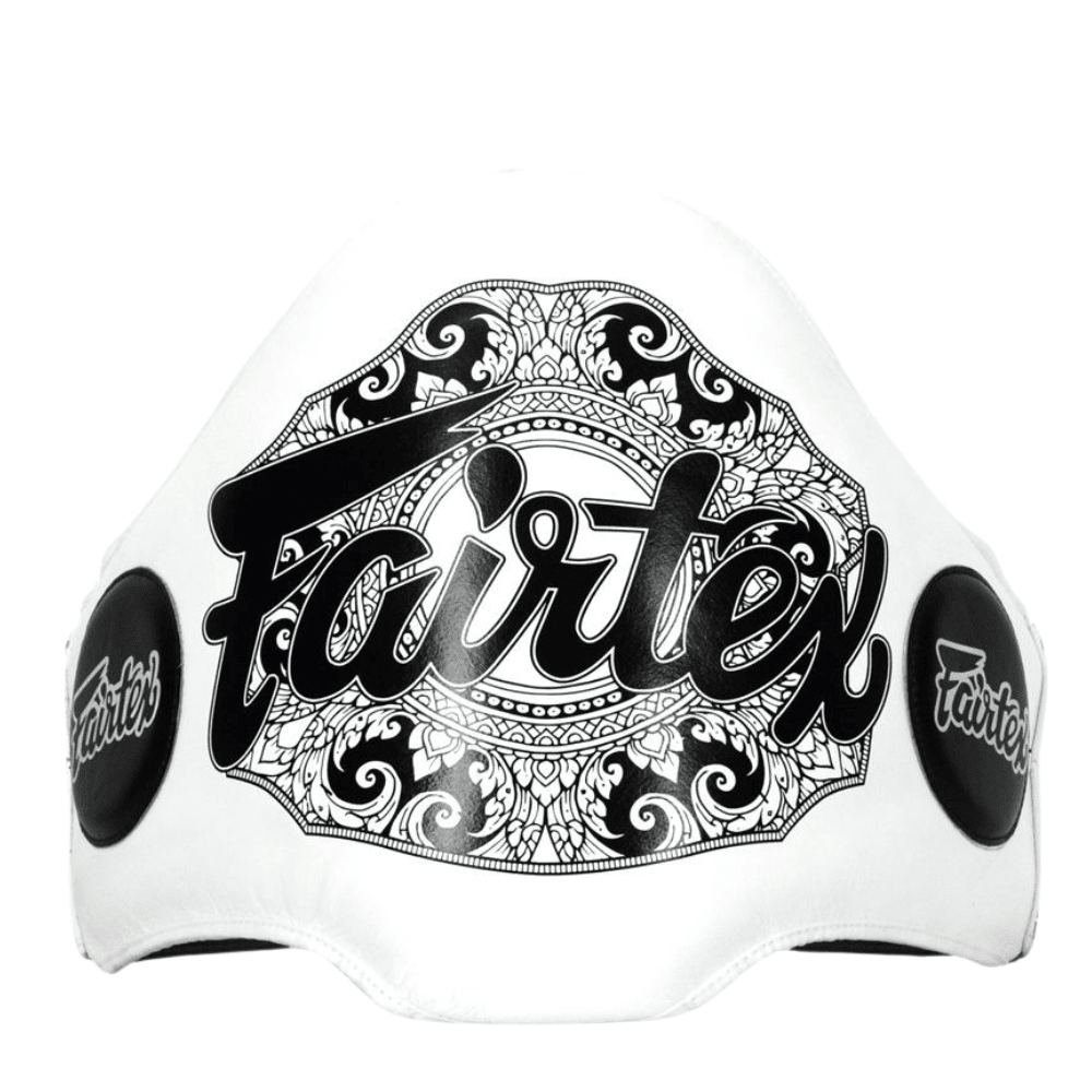 Fairtex BPV2 Lightweight Belly Pad Belly Pads Fairtex White 