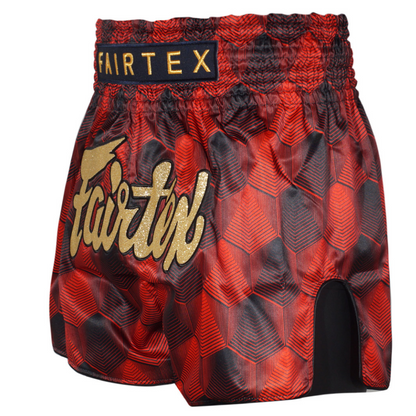 Fairtex BS1919 Red Jubilee Muay Thai Shorts