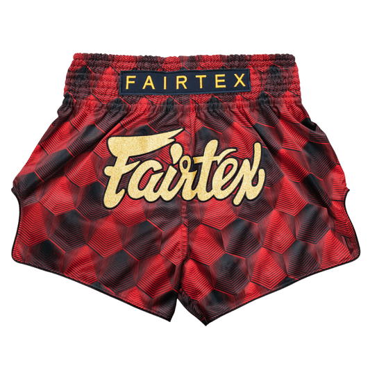 Fairtex BS1919 Red Jubilee Muay Thai Shorts Muay Thai Shorts Fairtex 