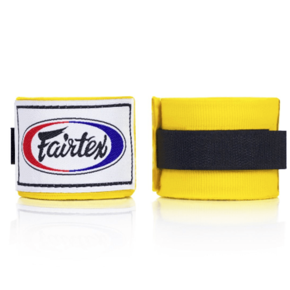 Fairtex HW2 Cotton Hand Wraps Hand Wraps Fairtex Yellow 