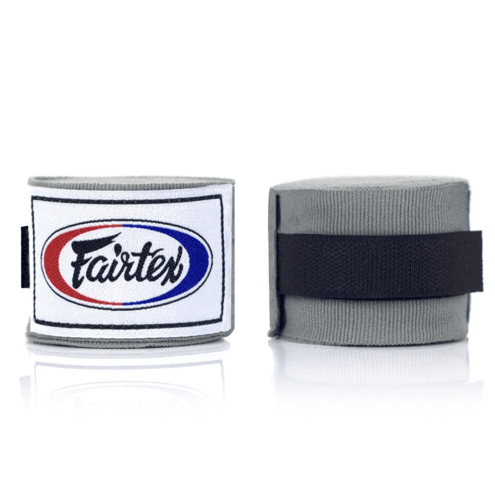 Fairtex HW2 Cotton Hand Wraps Hand Wraps Fairtex Grey 