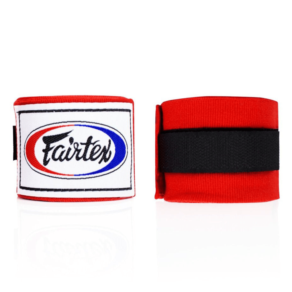 Fairtex HW2 Cotton Hand Wraps Hand Wraps Fairtex Red 