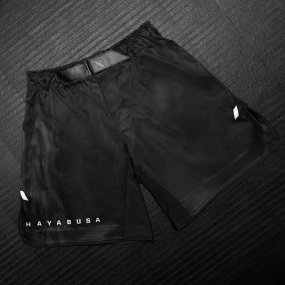 Hayabusa Apex 3/4 Thigh Fight Shorts Carbon Black