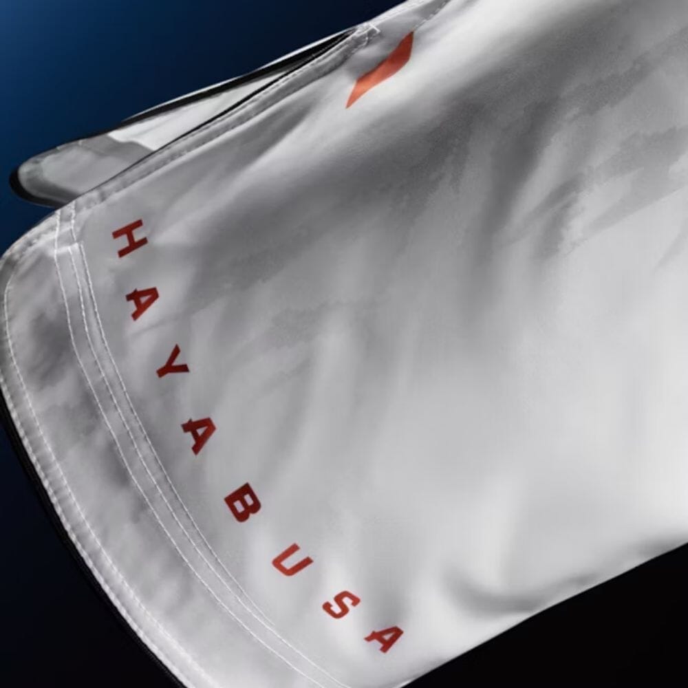 Hayabusa Apex 3/4 Thigh Fight Shorts Ash White