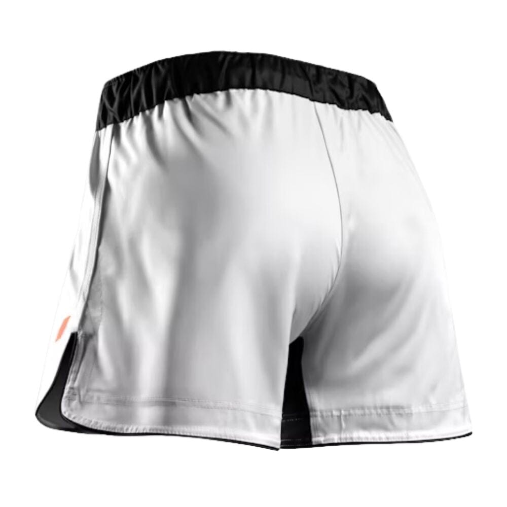 Hayabusa Apex Mid Thigh Fight Shorts Ash White
