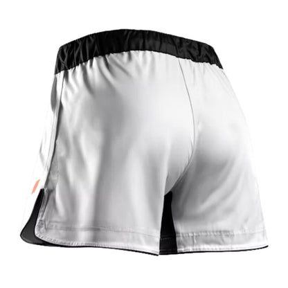 Hayabusa Apex Mid Thigh Fight Shorts Ash White