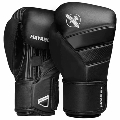 Hayabusa T3 18oz Boxing Gloves Black/Black