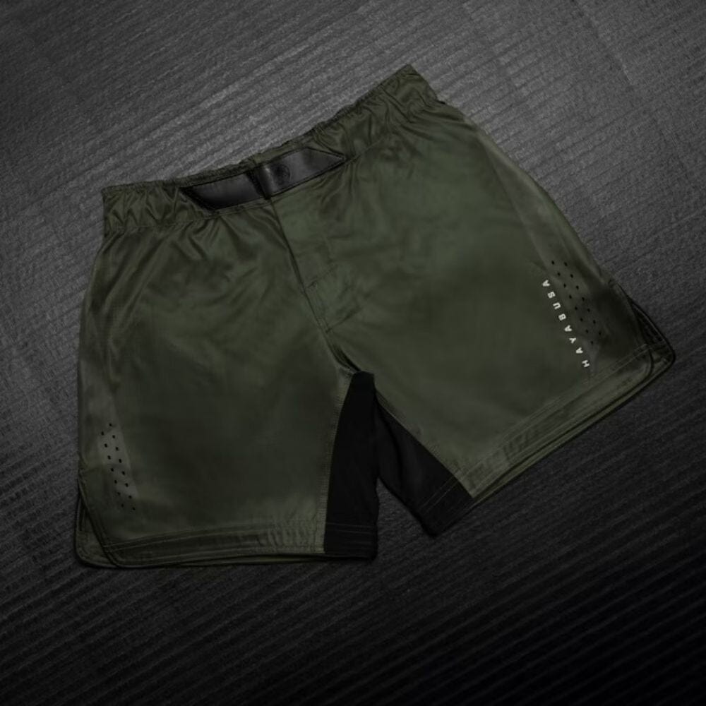 Hayabusa Core Mid Thigh Fight Shorts Green