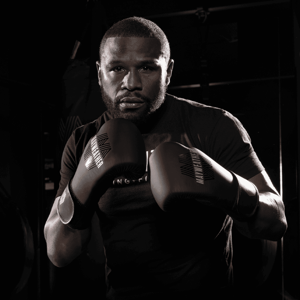 Hayabusa x Mayweather Core Boxing Gloves Black/Gold