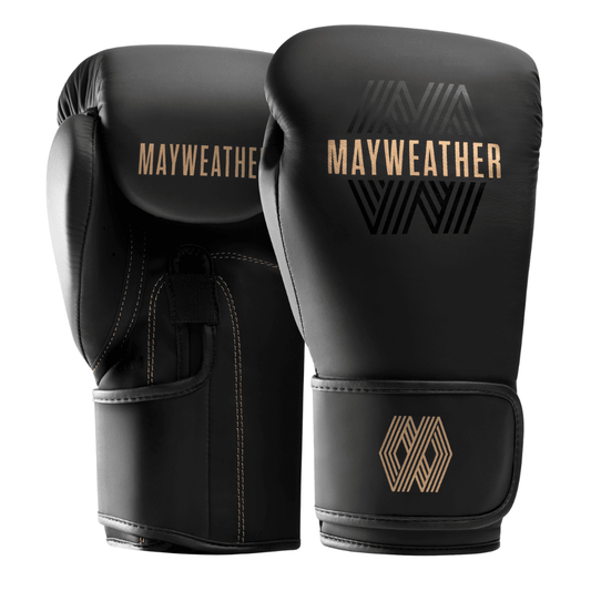 Hayabusa x Mayweather Core Boxing Gloves Black/Gold