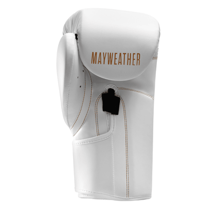 Hayabusa x Mayweather Core Boxing Gloves White/Gold