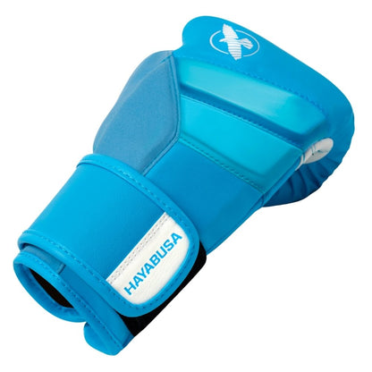 Hayabusa T3 Neon Youth Boxing Gloves Blue
