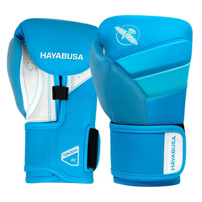 Hayabusa T3 Neon Youth Boxing Gloves Blue