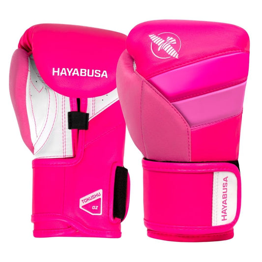 Hayabusa T3 Neon Youth Boxing Gloves Pink