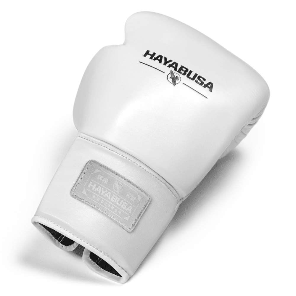 Hayabusa Pro Lace Boxing Gloves White