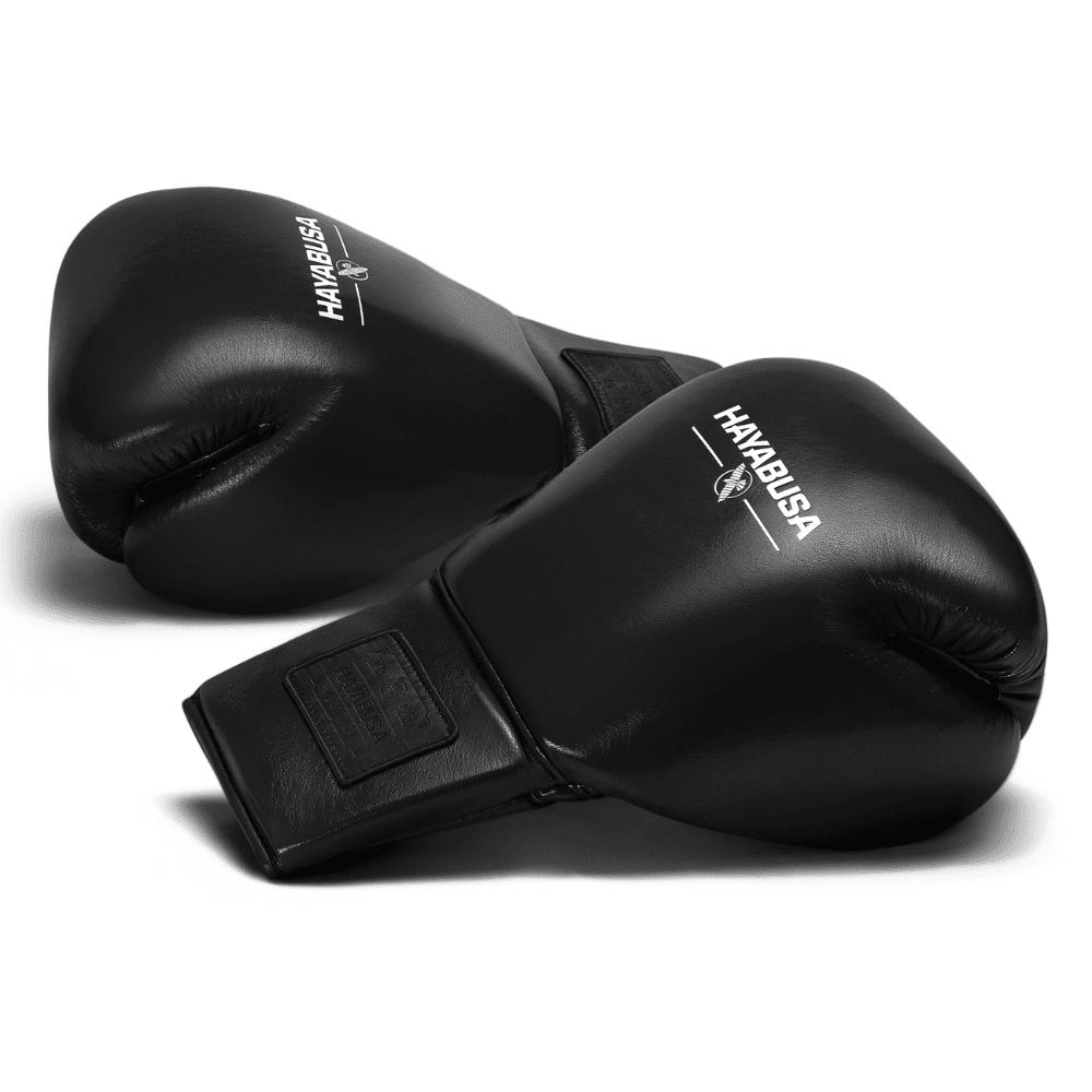 Hayabusa Pro Lace Boxing Gloves Black