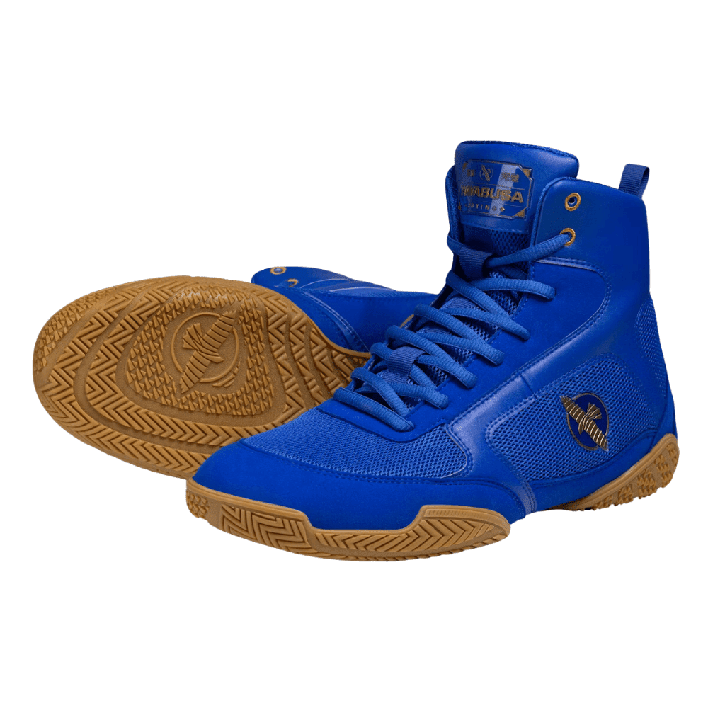 Hayabusa Pro Boxing Shoes Blue