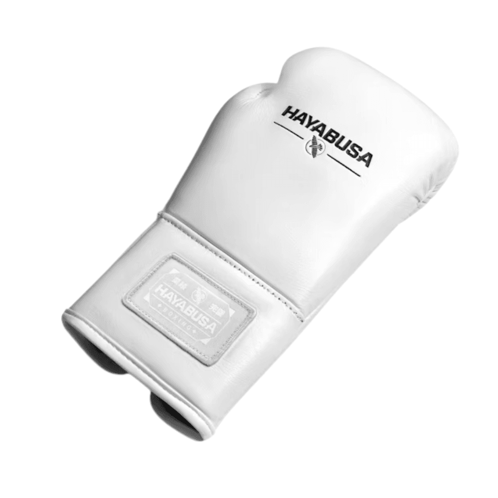 Hayabusa Pro Horsehair Fight Boxing Gloves White
