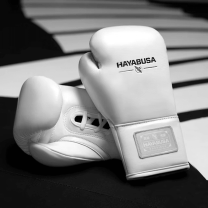 Hayabusa Pro Horsehair Fight Boxing Gloves White