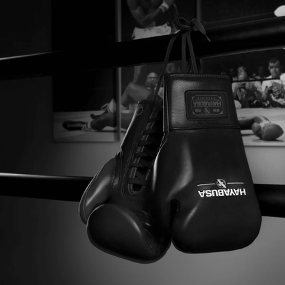 Hayabusa Pro Horsehair Fight Boxing Gloves Black
