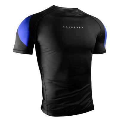 Hayabusa Pro Ranked Short Sleeve Rashguard Blue
