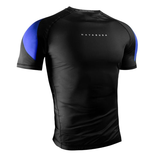 Hayabusa Pro Ranked Short Sleeve Rashguard Blue