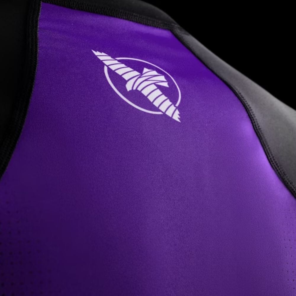 Hayabusa Pro Ranked Short Sleeve Rashguard Purple