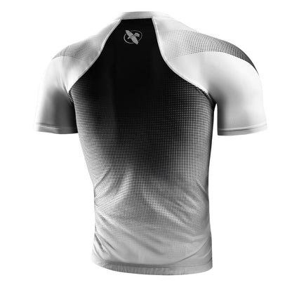Hayabusa Pro Ranked Short Sleeve Rashguard White