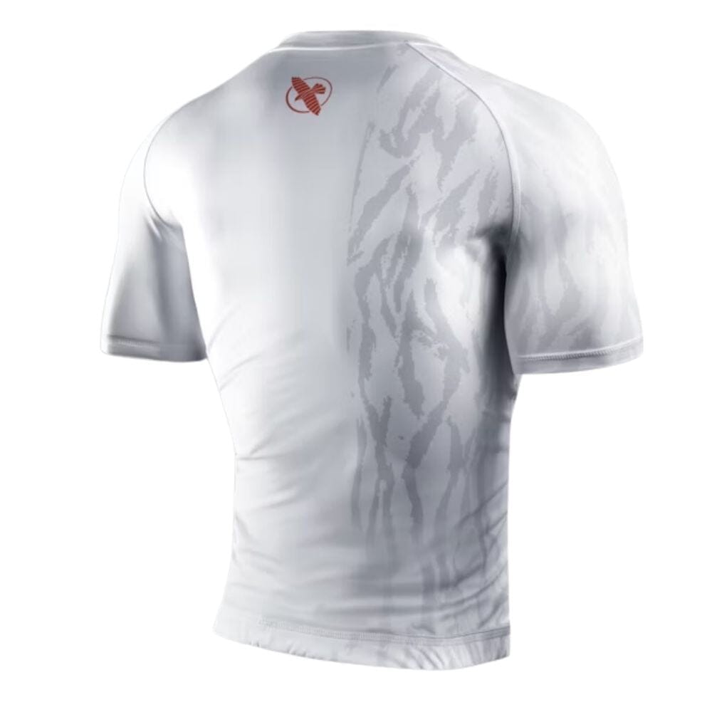 Hayabusa Apex Short Sleeve Rashguard Ash White