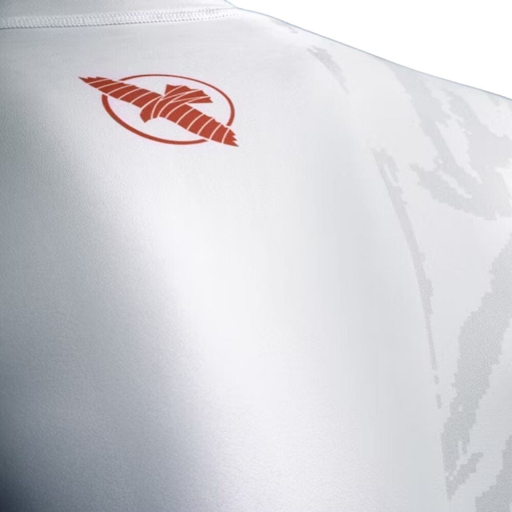 Hayabusa Apex Short Sleeve Rashguard Ash White