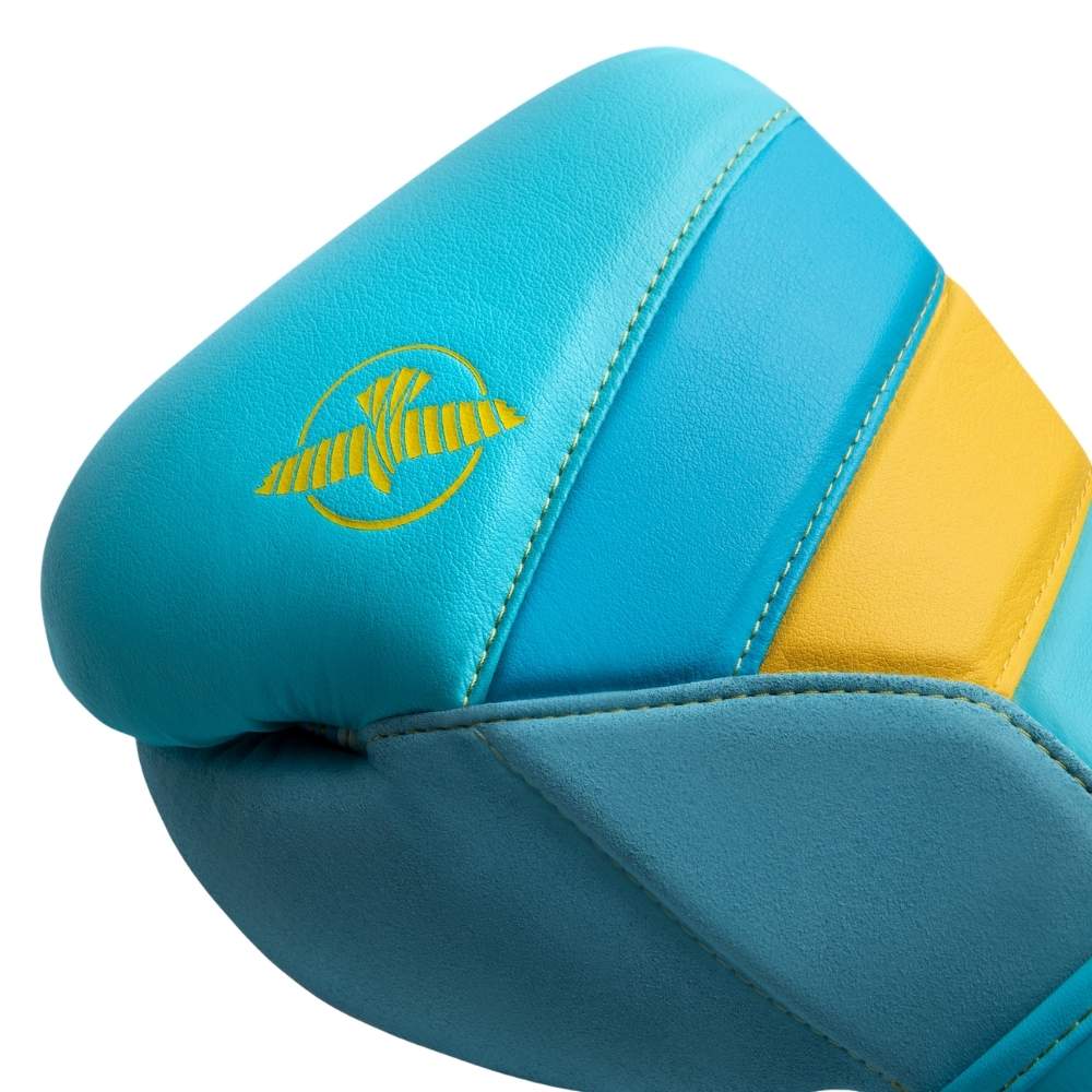 Hayabusa T3 Boxing Gloves Blue/Yellow