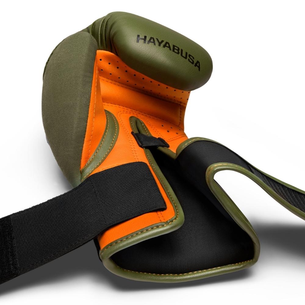 Hayabusa T3 Boxing Gloves Green/Orange