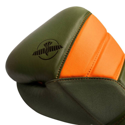 Hayabusa T3 Boxing Gloves Green/Orange