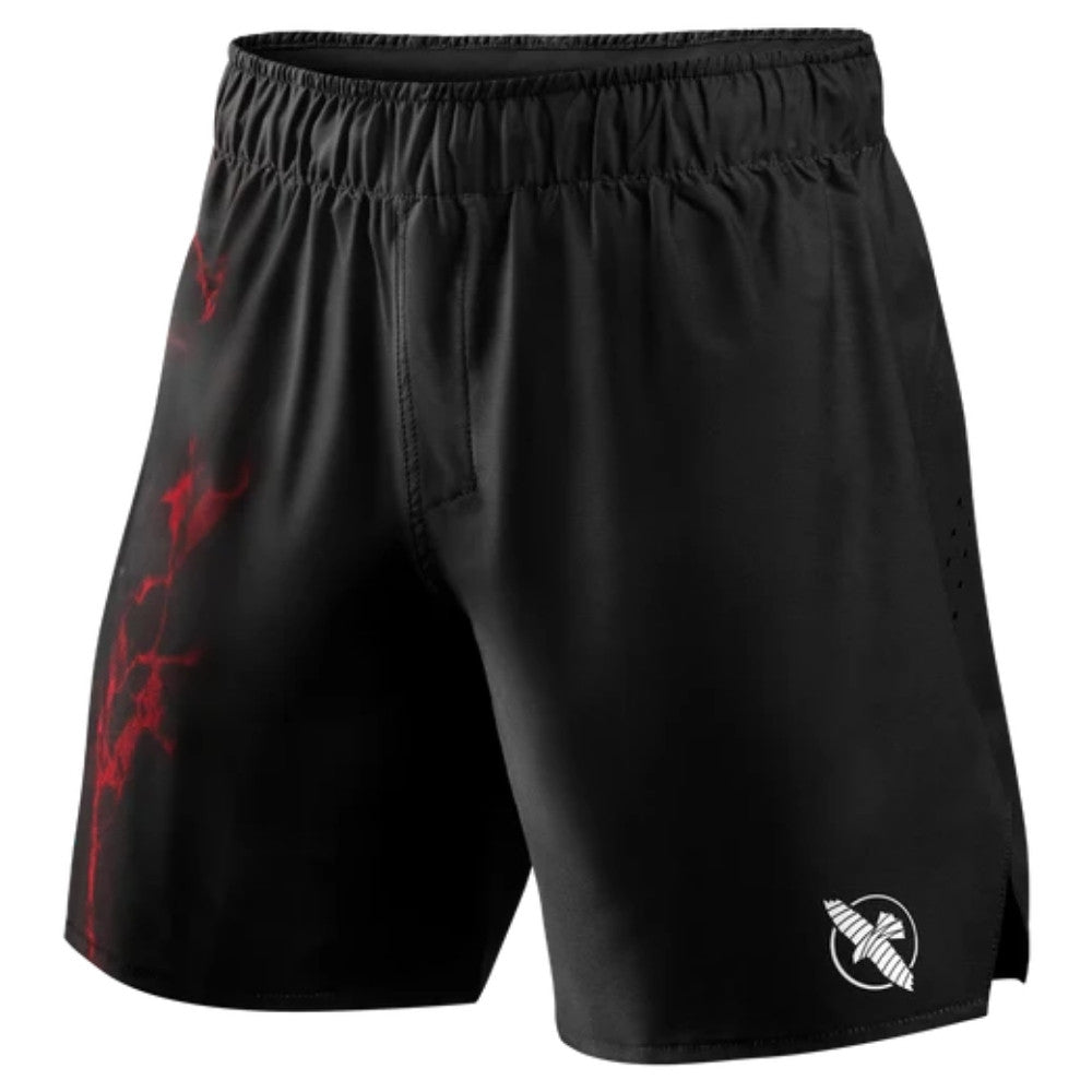Hayabusa UFC BJJ Grappling Shorts Black/Red