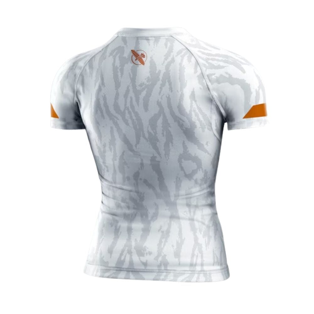Hayabusa Womens Apex Short Sleeve Rashguard Ash White