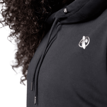 Hayabusa Womens Cozy Fleece Cropped Hoodie Black
