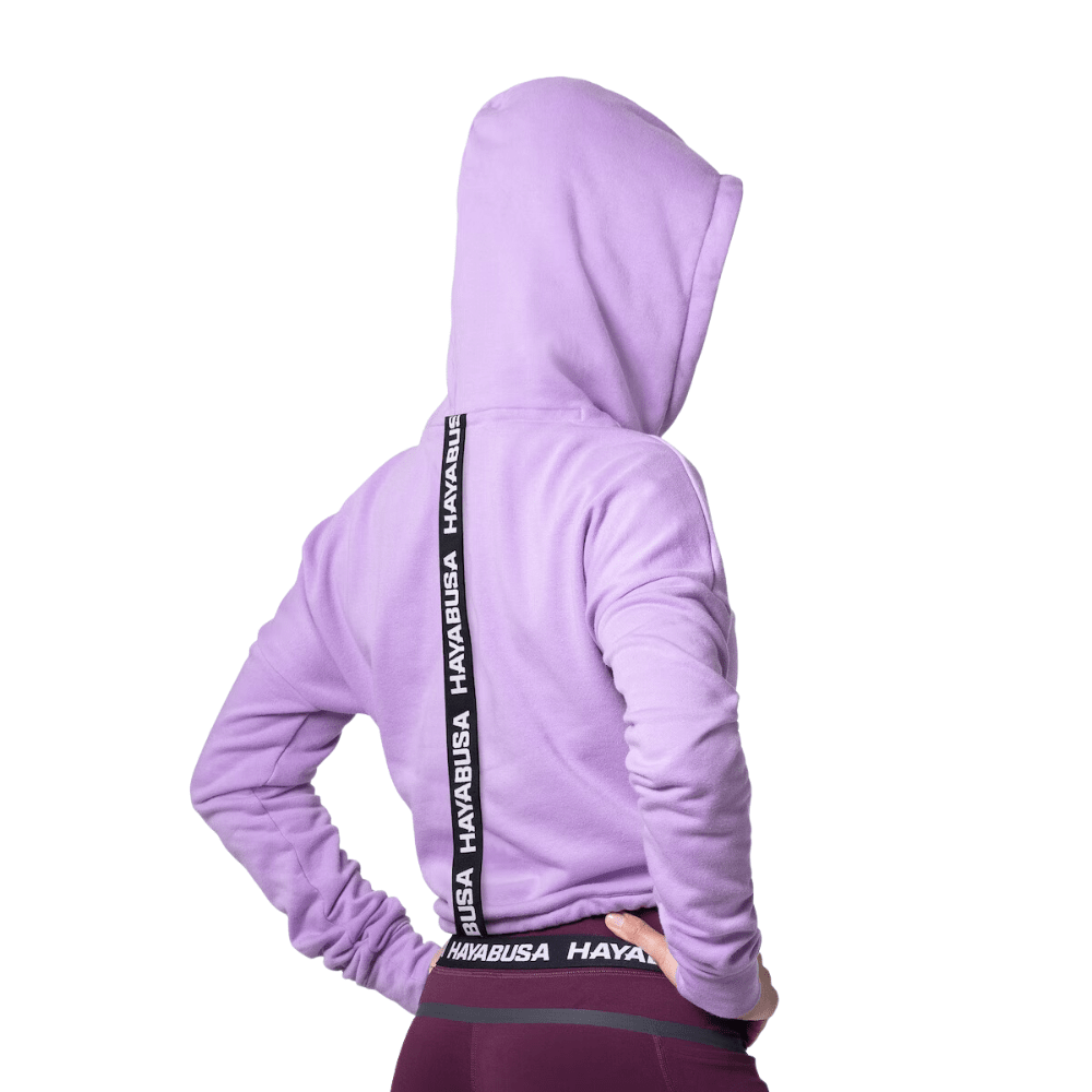 Hayabusa Womens Cozy Fleece Cropped Hoodie Lavender