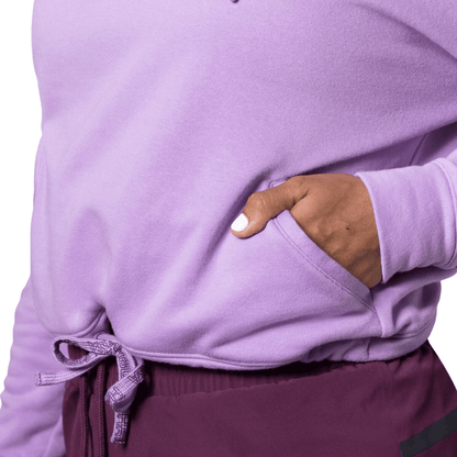 Hayabusa Womens Cozy Fleece Cropped Hoodie Lavender