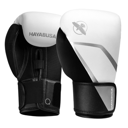 Hayabusa E1 Youth Boxing Gloves Boxing Gloves Hayabusa White/Silver 6oz 