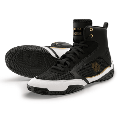 Hayabusa x Mayweather Champ Boxing Shoes Black/Gold