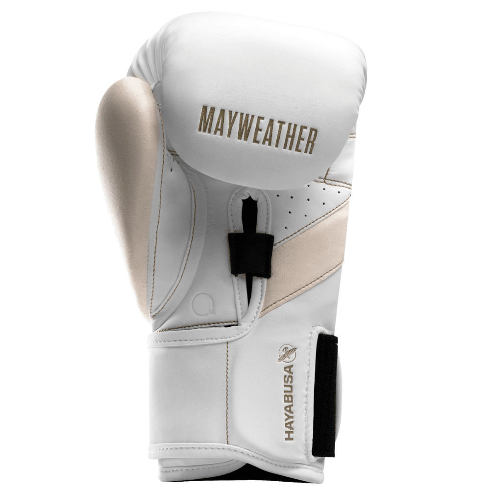 Hayabusa x Mayweather Champ Boxing Gloves White/Gold