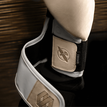 Hayabusa x Mayweather Champ Boxing Gloves White/Gold