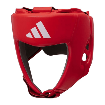 Adidas IBA Approved Boxing Head Gear Head Guards Adidas Red Small 